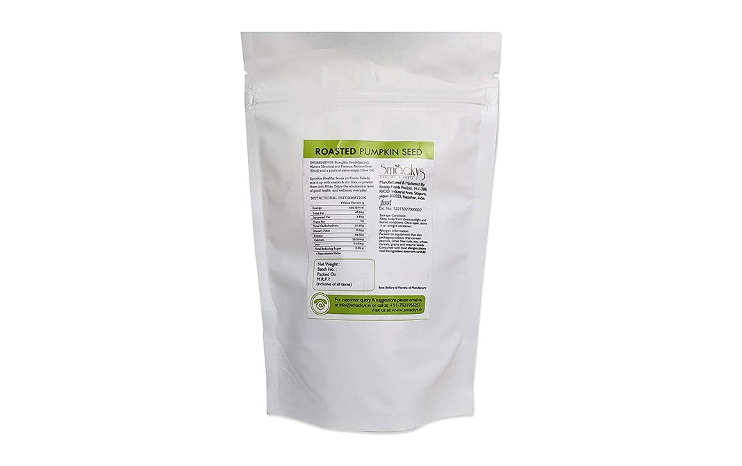 Smackys Roasted Pumpkin Seeds    Pack  127 grams